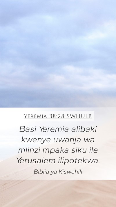 Yeremia 38:28 SWHULB Bible Verse Image