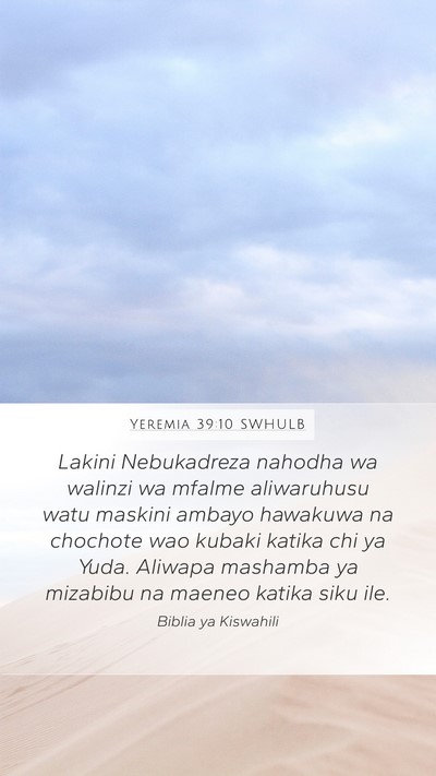 Yeremia 39:10 SWHULB Bible Verse Image