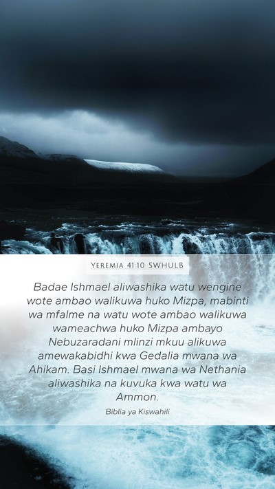 Yeremia 41:10 SWHULB Bible Verse Image