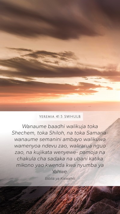 Yeremia 41:5 SWHULB Bible Verse Image