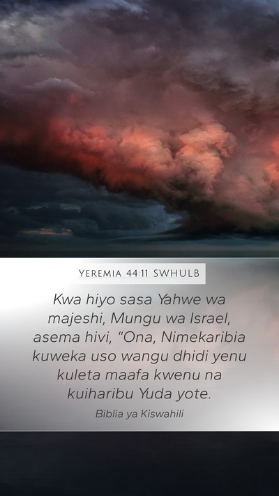 Yeremia 44:11 SWHULB Bible Verse Image