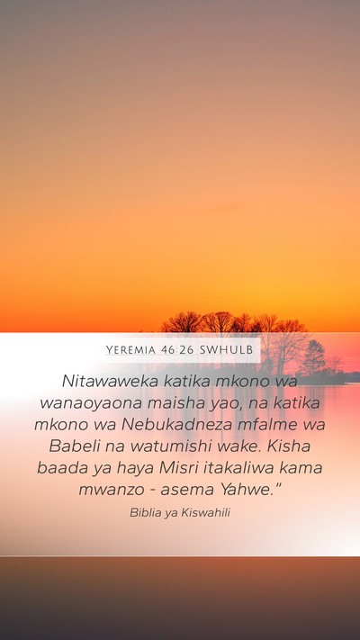 Yeremia 46:26 SWHULB Bible Verse Image