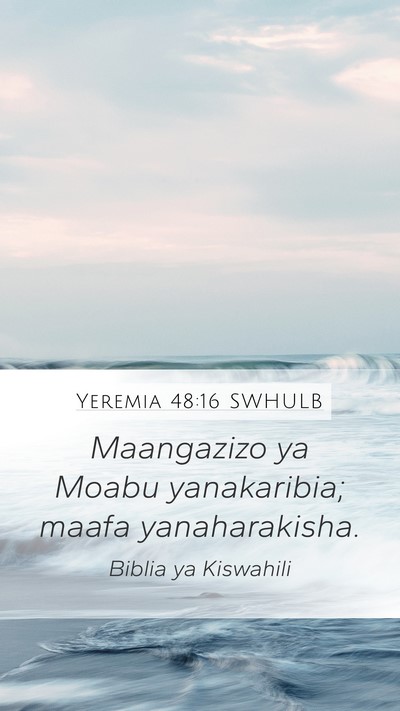 Yeremia 48:16 SWHULB Bible Verse Image