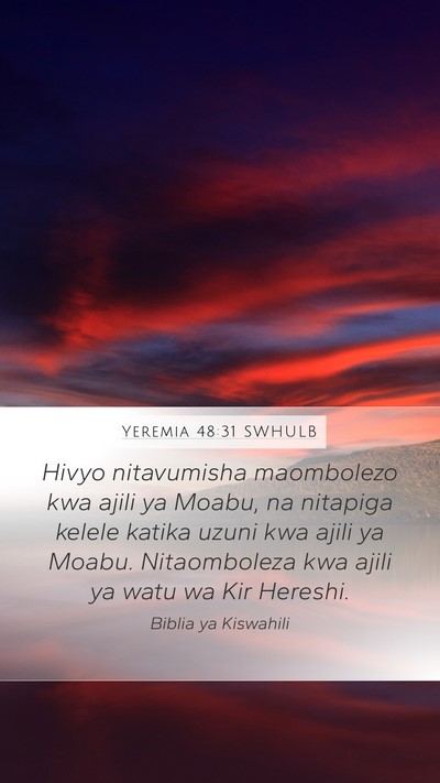 Yeremia 48:31 SWHULB Bible Verse Image