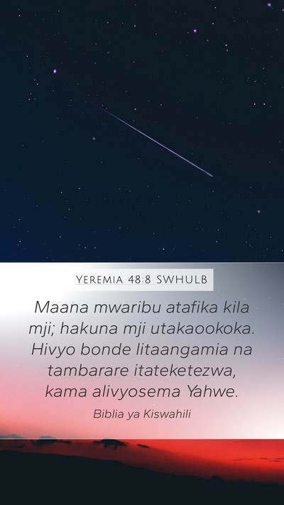 Yeremia 48:8 SWHULB Bible Verse Image