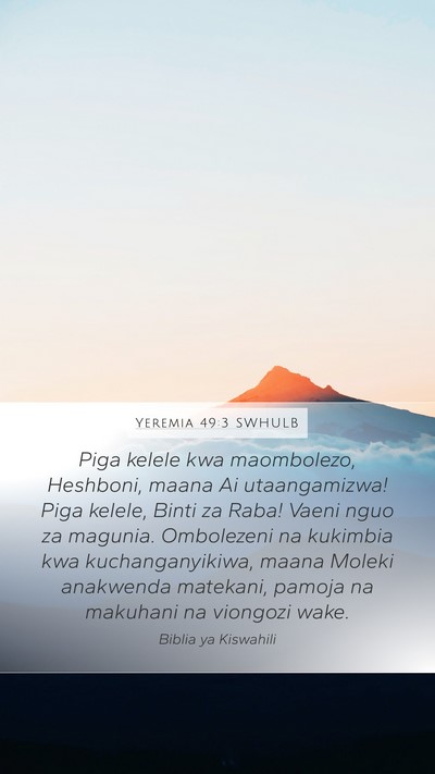 Yeremia 49:3 SWHULB Bible Verse Image