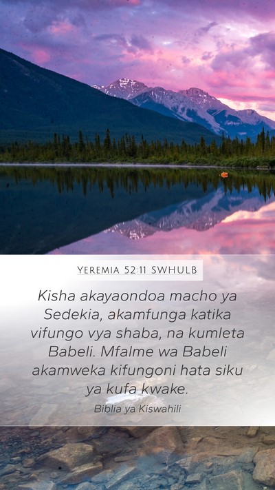Yeremia 52:11 SWHULB Bible Verse Image