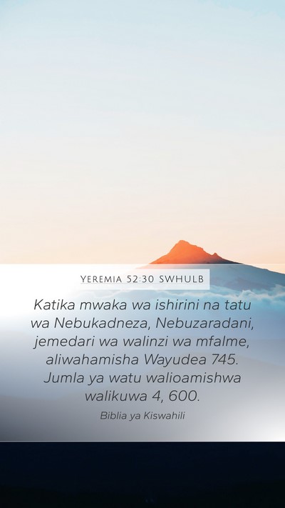 Yeremia 52:30 SWHULB Bible Verse Image