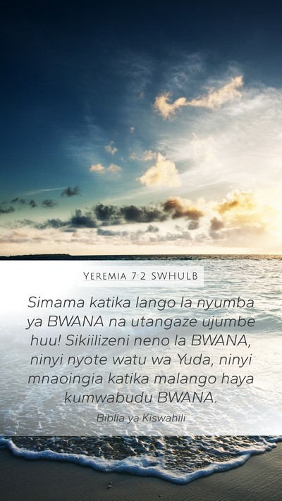 Yeremia 7:2 SWHULB Bible Verse Image
