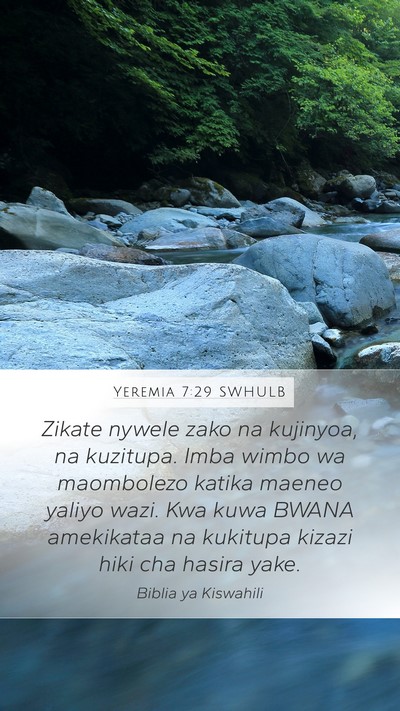 Yeremia 7:29 SWHULB Bible Verse Image