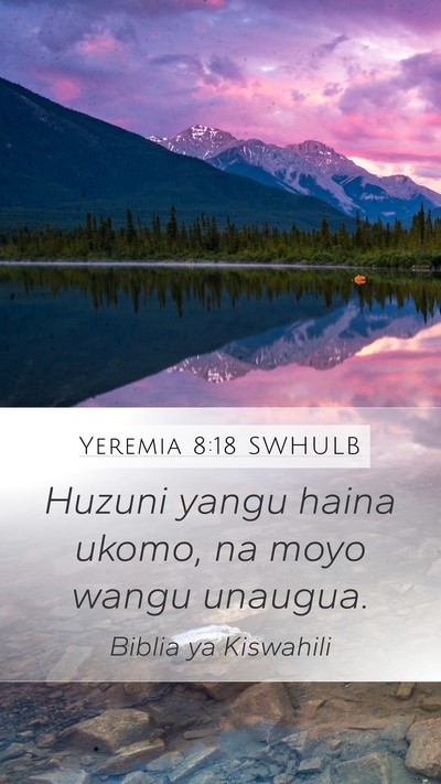 Yeremia 8:18 SWHULB Bible Verse Image
