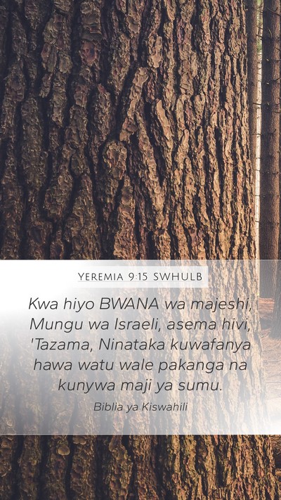 Yeremia 9:15 SWHULB Bible Verse Image