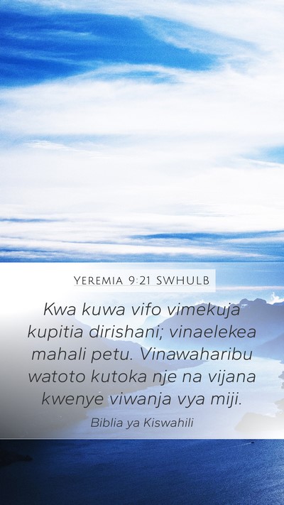 Yeremia 9:21 SWHULB Bible Verse Image
