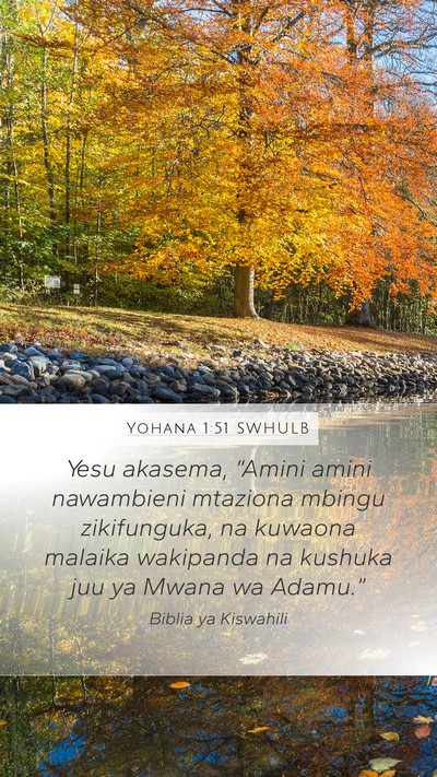 Yohana 1:51 SWHULB Bible Verse Image