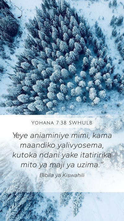 Yohana 7:38 SWHULB Bible Verse Image