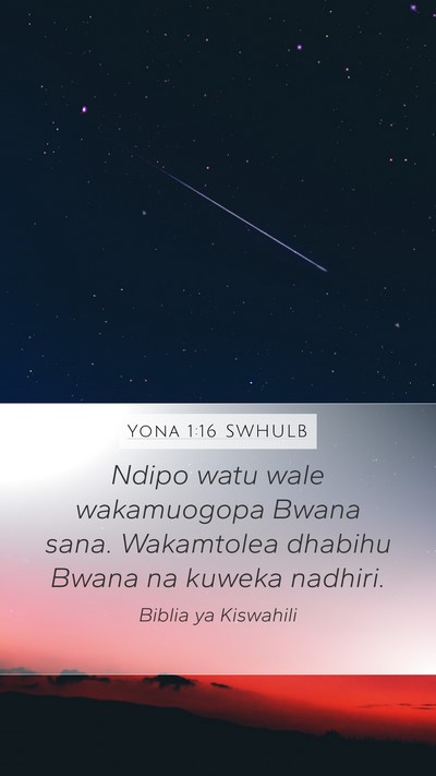 Yona 1:16 SWHULB Bible Verse Image