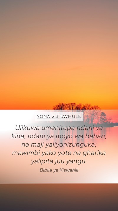 Yona 2:3 SWHULB Bible Verse Image