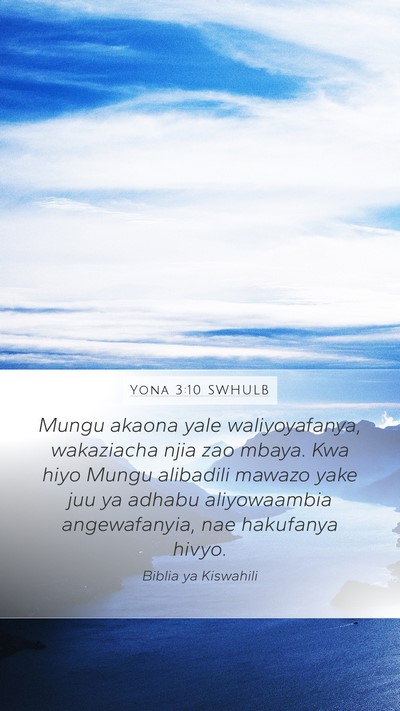 Yona 3:10 SWHULB Bible Verse Image