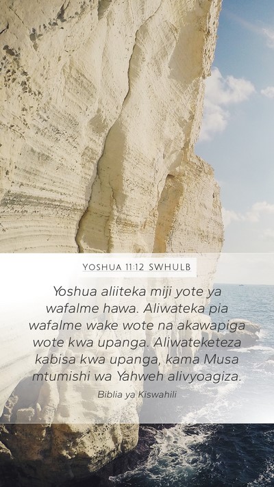 Yoshua 11:12 SWHULB Bible Verse Image
