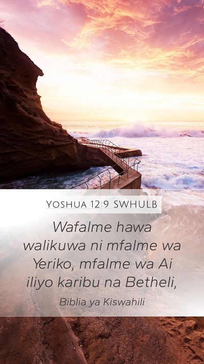 Yoshua 12:9 SWHULB Bible Verse Image