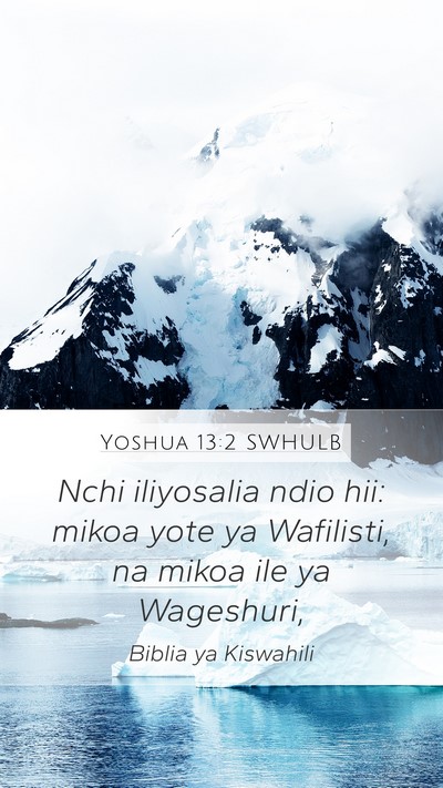 Yoshua 13:2 SWHULB Bible Verse Image