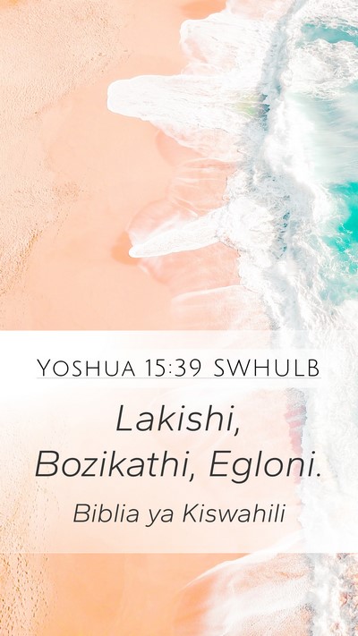 Yoshua 15:39 SWHULB Bible Verse Image