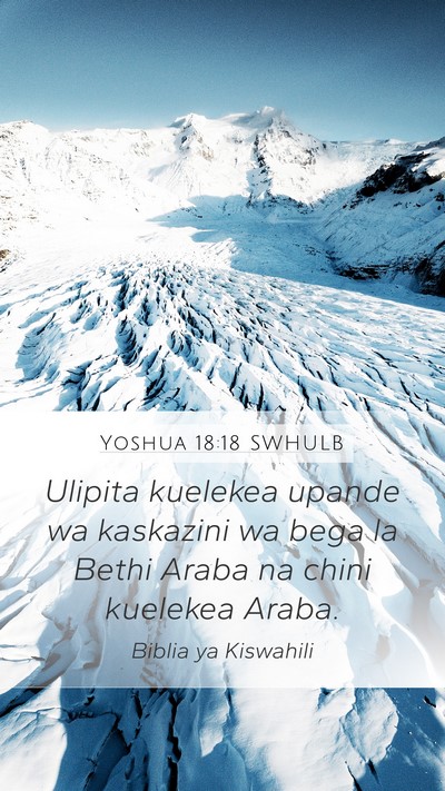Yoshua 18:18 SWHULB Bible Verse Image