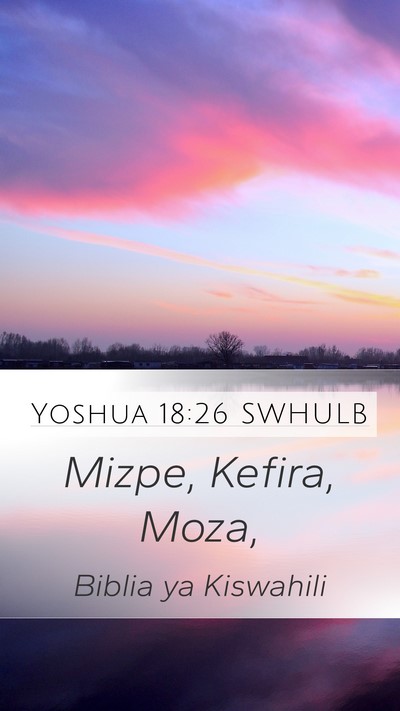 Yoshua 18:26 SWHULB Bible Verse Image
