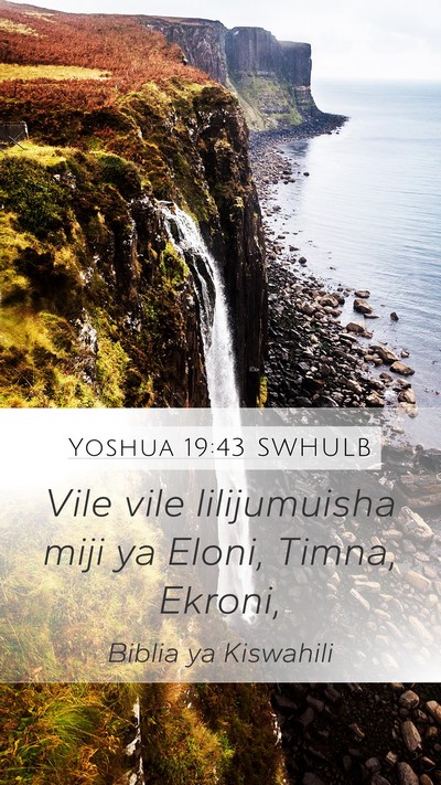 Yoshua 19:43 SWHULB Bible Verse Image