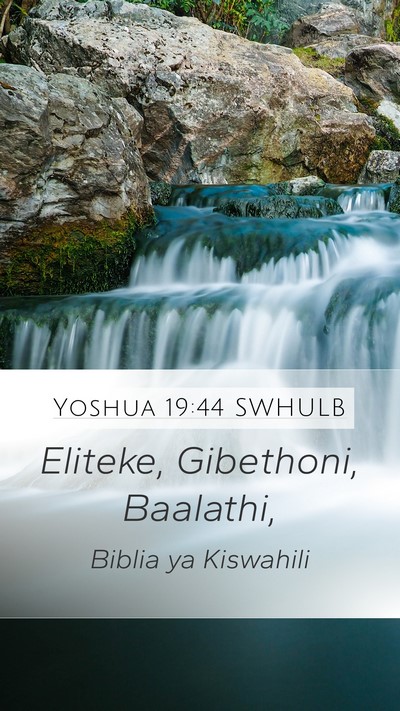 Yoshua 19:44 SWHULB Bible Verse Image