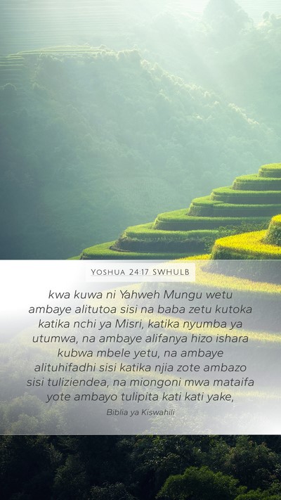 Yoshua 24:17 SWHULB Bible Verse Image