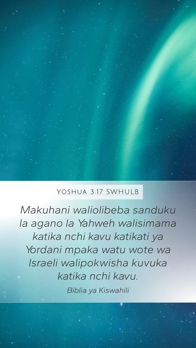 Yoshua 3:17 SWHULB Bible Verse Image
