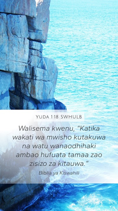 Yuda 1:18 SWHULB Bible Verse Image