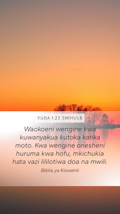 Yuda 1:23 SWHULB Bible Verse Image