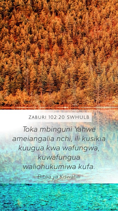 Zaburi 102:20 SWHULB Bible Verse Image