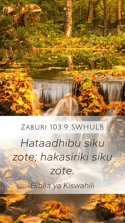 Zaburi 103:9 SWHULB Bible Verse Image