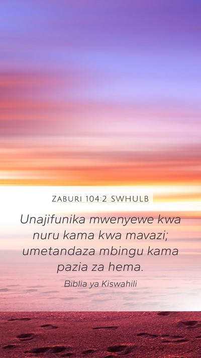 Zaburi 104:2 SWHULB Bible Verse Image