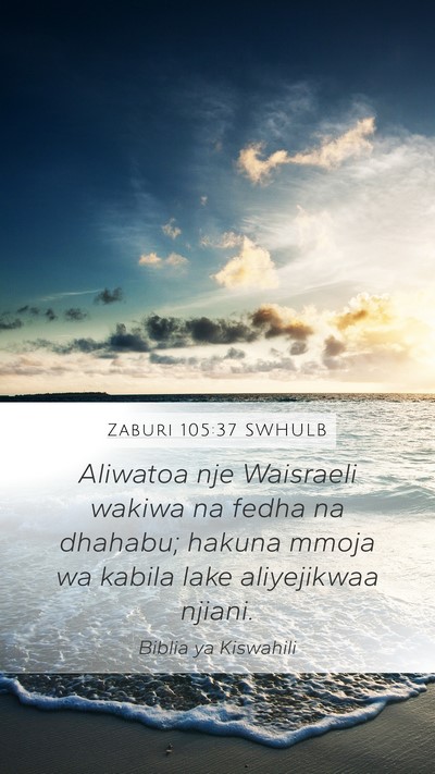 Zaburi 105:37 SWHULB Bible Verse Image