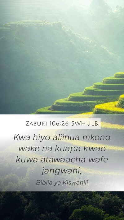 Zaburi 106:26 SWHULB Bible Verse Image