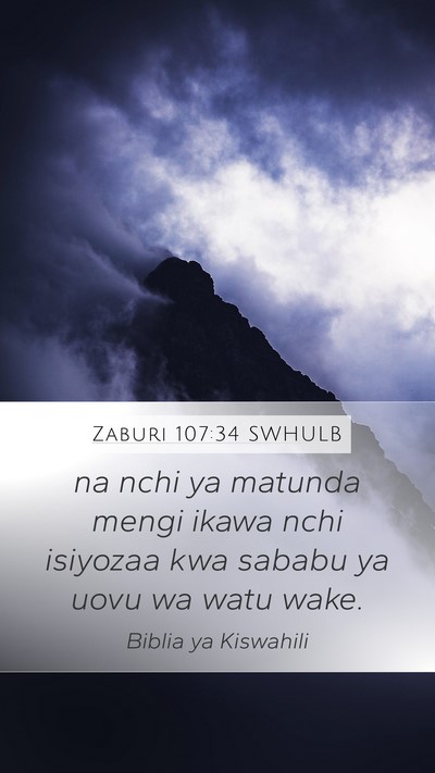 Zaburi 107:34 SWHULB Bible Verse Image