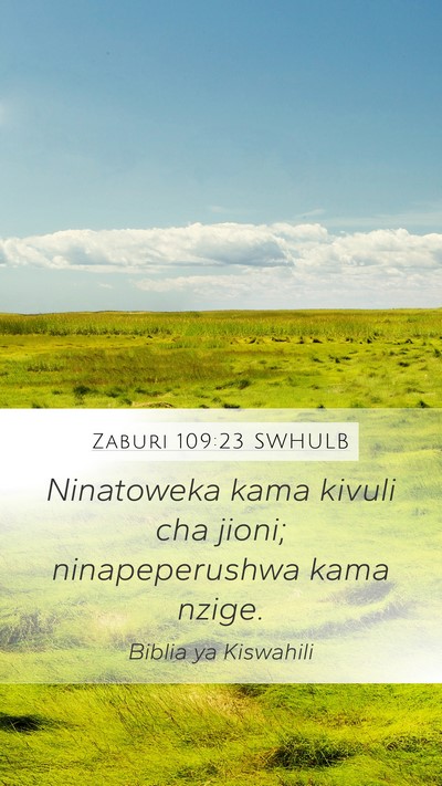 Zaburi 109:23 SWHULB Bible Verse Image