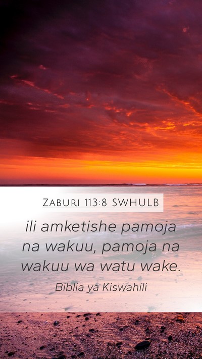 Zaburi 113:8 SWHULB Bible Verse Image