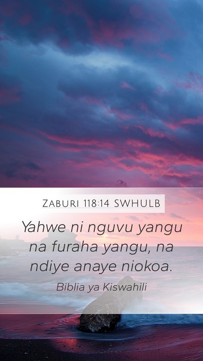 Zaburi 118:14 SWHULB Bible Verse Image