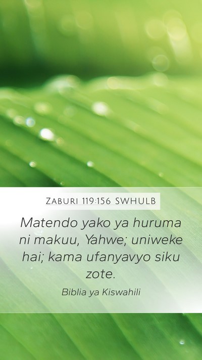 Zaburi 119:156 SWHULB Bible Verse Image