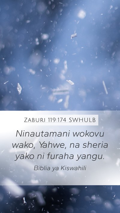 Zaburi 119:174 SWHULB Bible Verse Image