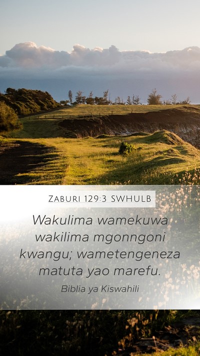 Zaburi 129:3 SWHULB Bible Verse Image