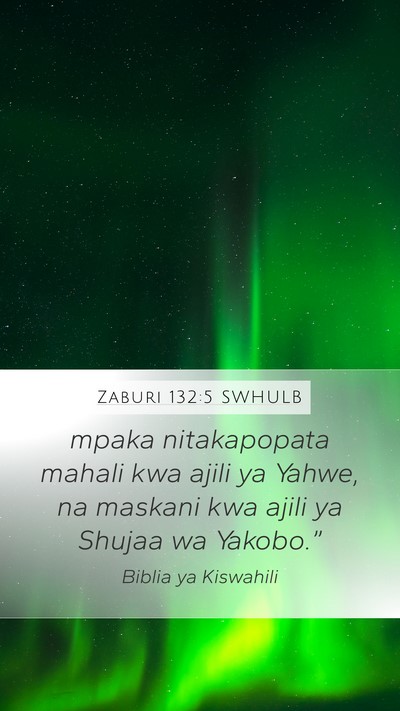 Zaburi 132:5 SWHULB Bible Verse Image