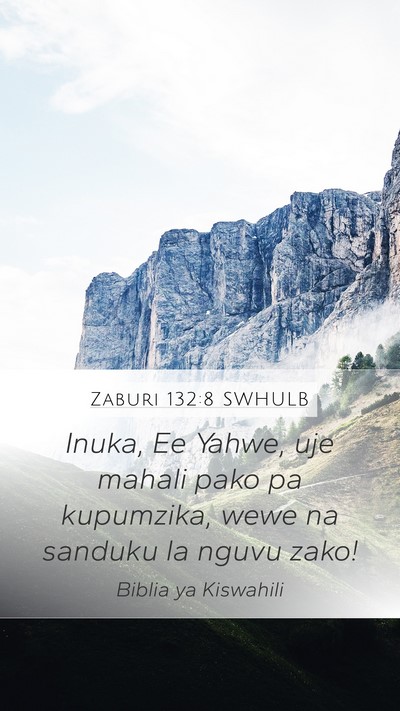Zaburi 132:8 SWHULB Bible Verse Image
