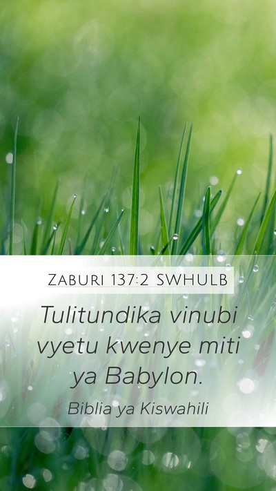 Zaburi 137:2 SWHULB Bible Verse Image