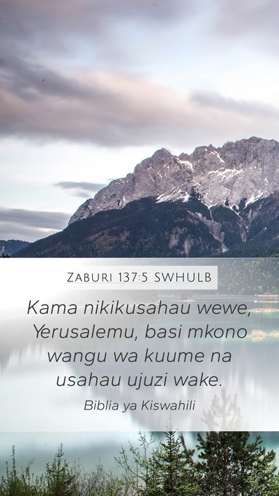 Zaburi 137:5 SWHULB Bible Verse Image